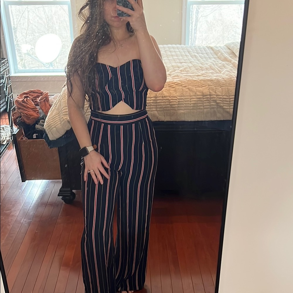 Striped Women's Jumpsuit